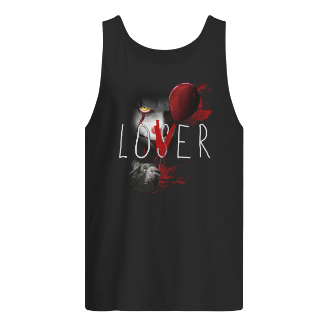 Stephen king it pennywise loser lover tank top