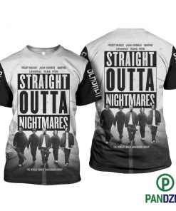Straight outta nightmares 3d t-shirt