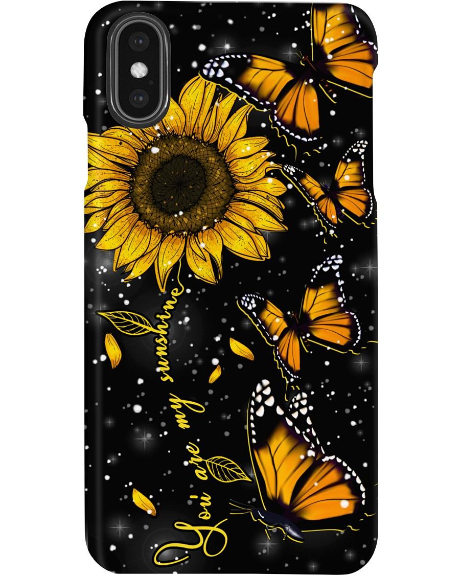 Sunflower butterfly you are my sunshine phone case - iphone 8 case