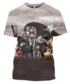 The nightmare before christmas 3d shirt