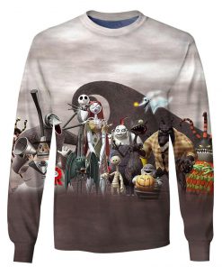 The nightmare before christmas 3d unisex long sleeve