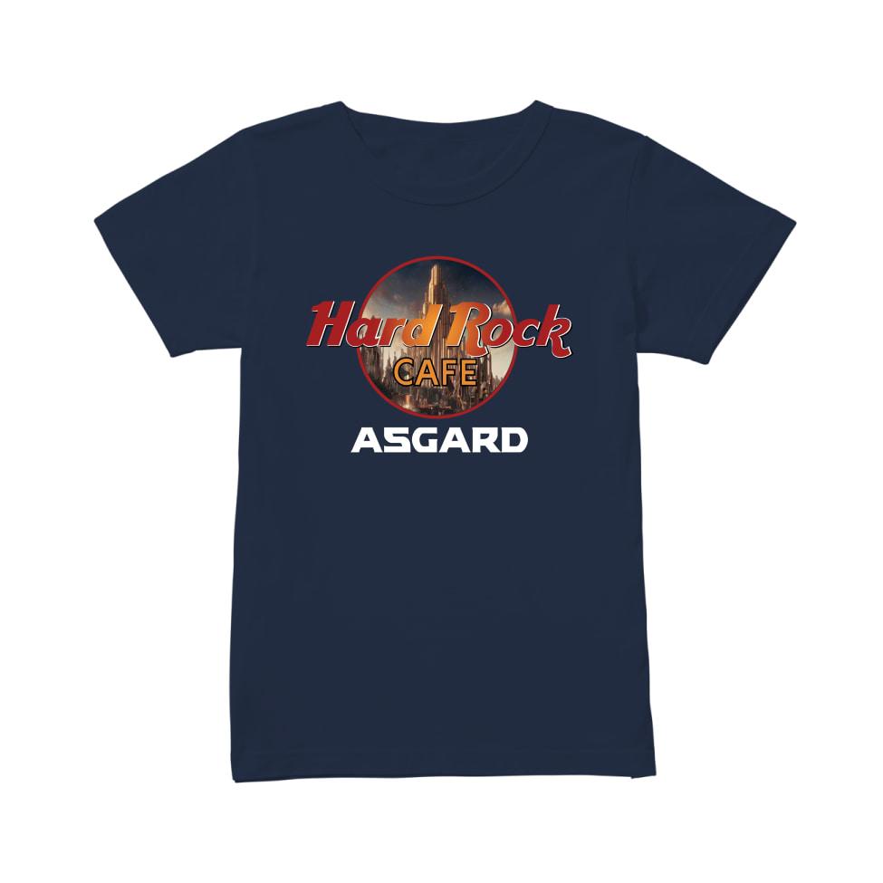 Thor asgard hard rock cafe asgard women's shirt