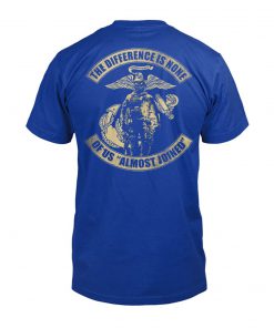 US marine corps the difference is none of us almost joined mens v-neck