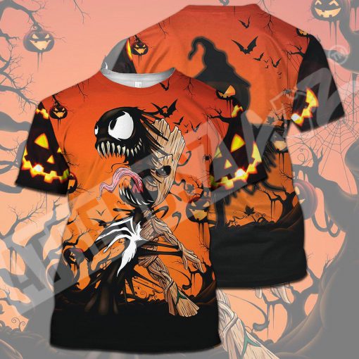 Vengroot venom groot halloween 3d t-shirt