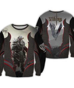 Viking 3d all over printed long sleeved