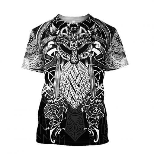 Viking odin 3d t-shirt