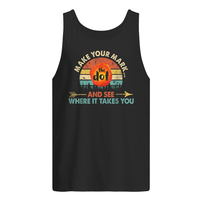 Vintage international dot day the dot make your mark and see where it takes you tank top