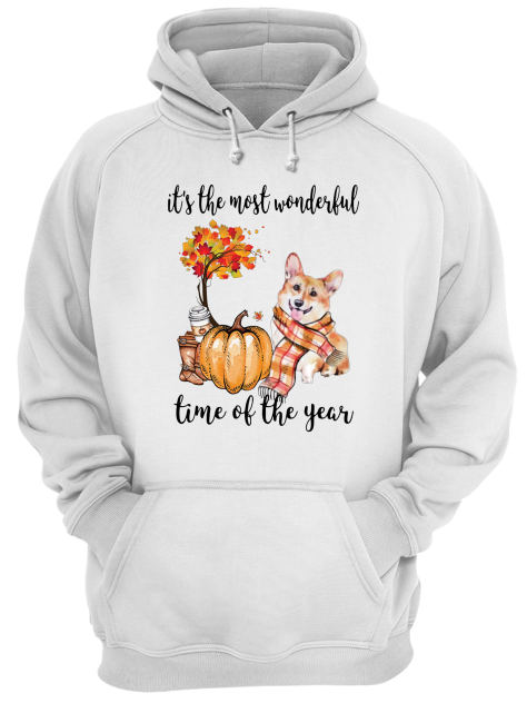 Welsh corgi it’s the most wonderful time of the year hoodie