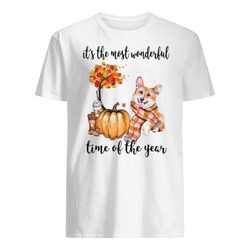 Welsh corgi it’s the most wonderful time of the year men's shirt