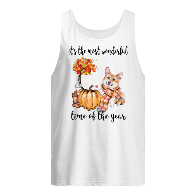 Welsh corgi it’s the most wonderful time of the year tank top