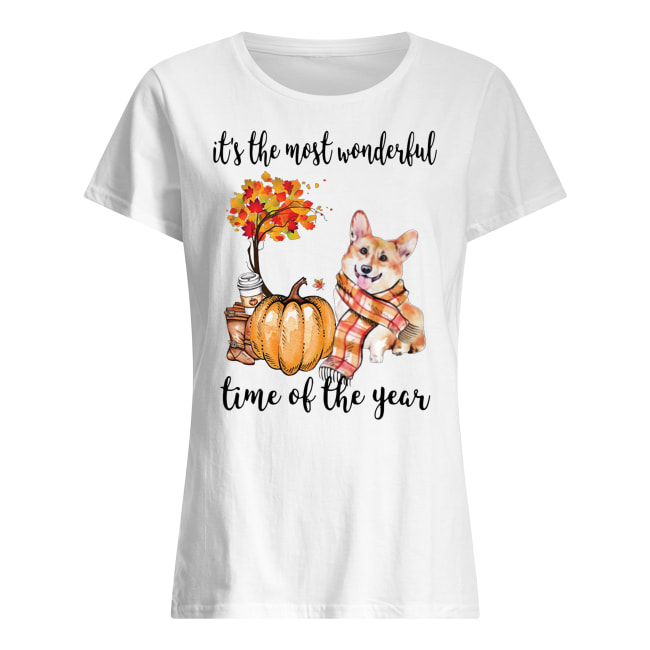 Welsh corgi it’s the most wonderful time of the year women's shirt