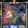 Wolf to my child never forget who you are blanket