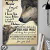 Wolf to my daughter never forget that I love you poster