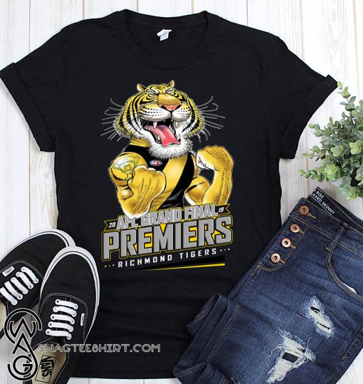 20 AFL grand final premiers richmond tigers shirt