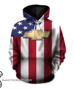 American flag chevrolet 3d hoodie