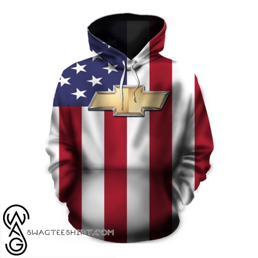 American flag chevrolet 3d hoodie