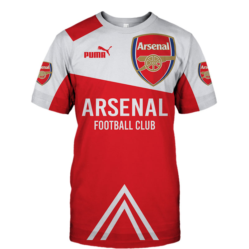 Arsenal football club puma all over print tshirt