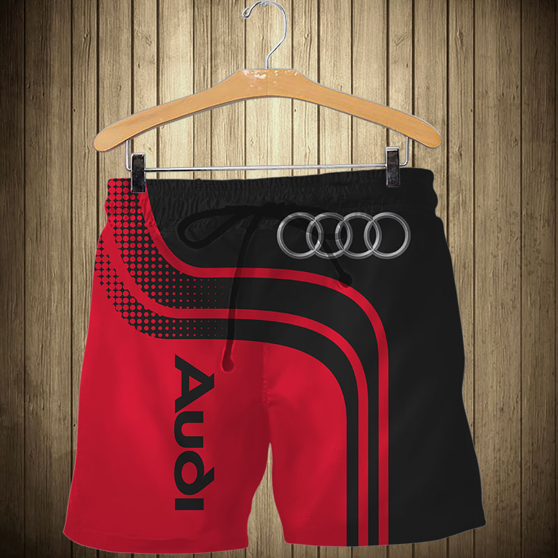 Audi sport car all over print shorts