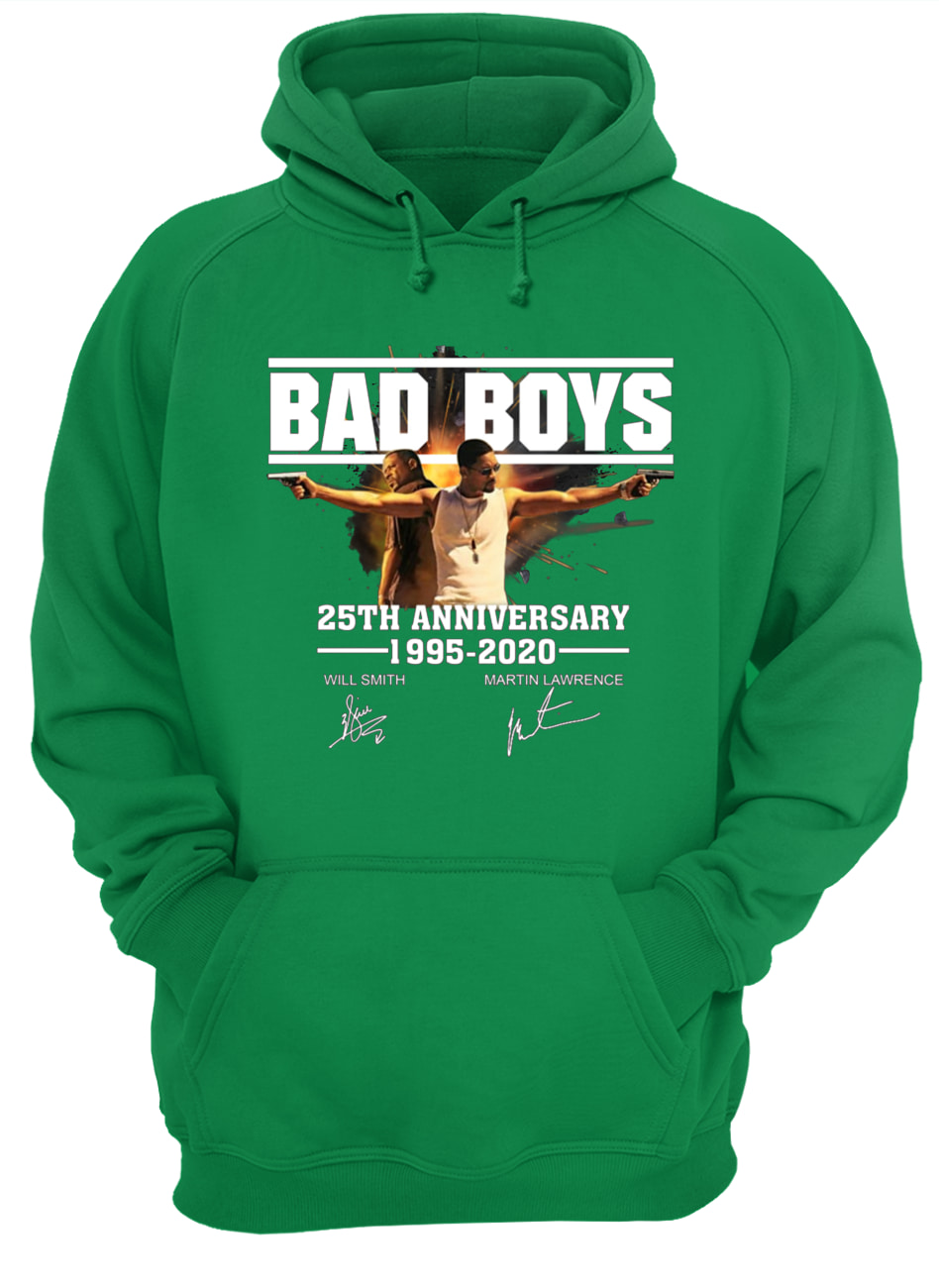Bad boys 25th anniversary 1995-2020 signatures hoodie