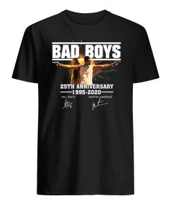 Bad boys 25th anniversary 1995-2020 signatures mens shirt