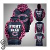 Breast cancer fight like a chicago bears 3d hoodie