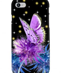 Butterfly and dandelion phone case - 1