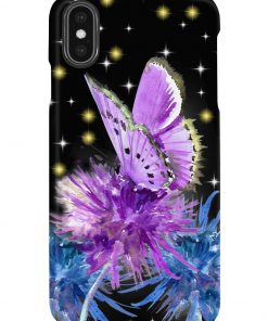 Butterfly and dandelion phone case - 2