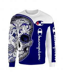 Champion sugal skull full over print sweatshirt