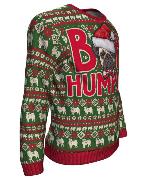 Christmas bah humpug all over print sweater - maria 3