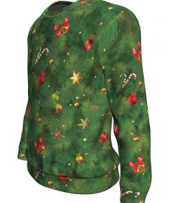 Christmas tree all over print sweater - maria 4