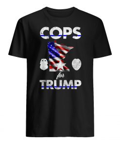 Cops for trump minneapolis police union uniform ban response mens shirt