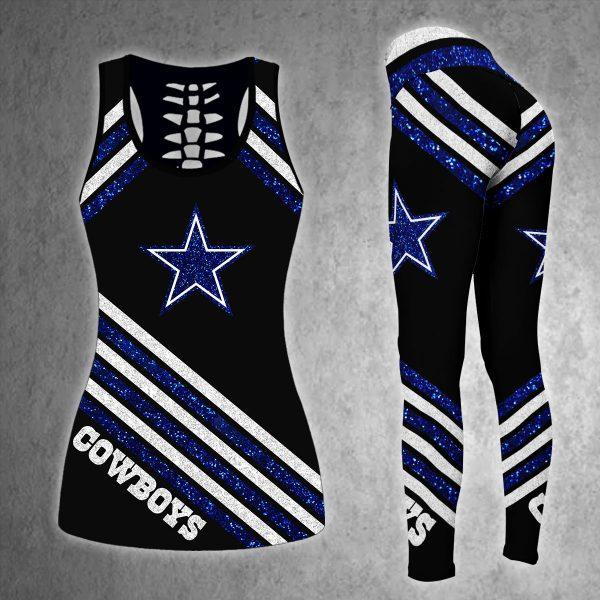 Dallas cowboys tank top and legging set 1 - Copy (2)