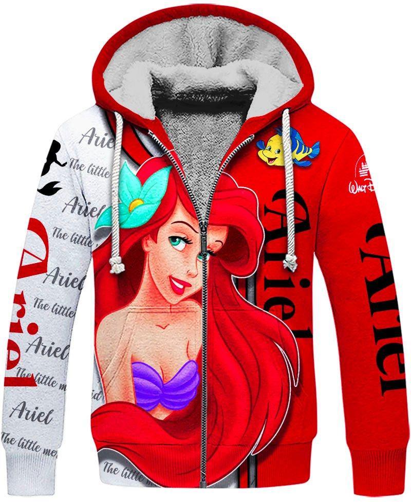 Visiter la boutique DisneyDisney The Little Mermaid Cinematic Poster Men's Hooded Sweatshirt 