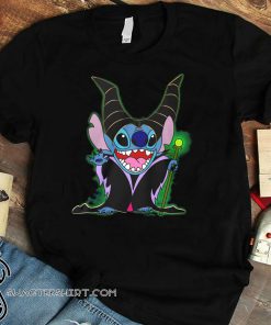 Disney stitch as maleficent shirt