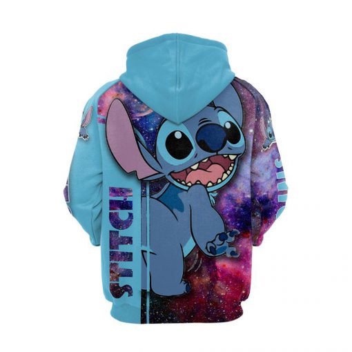 Disney stitch galaxy 3d hoodie - size M