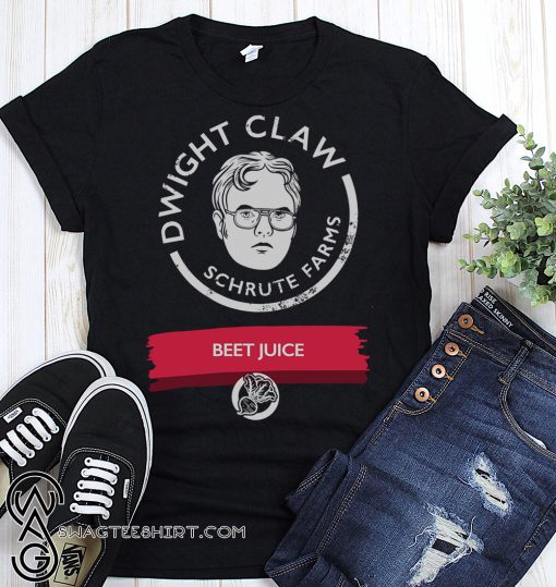 Dwight claw schrute farms beet juice shirt