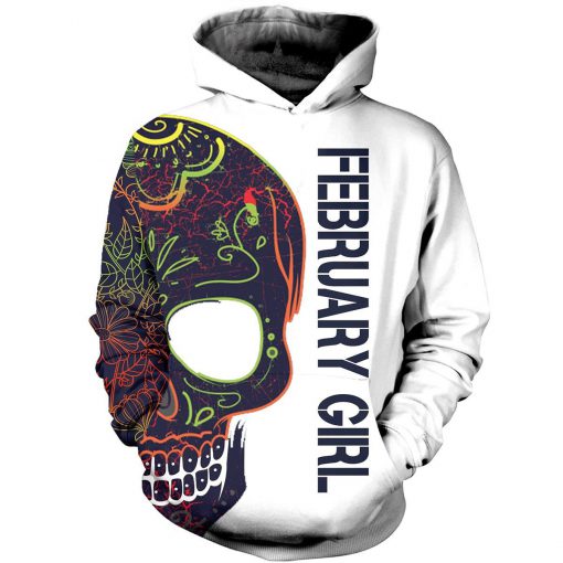 February girl with tatoos pretty eyes and thick thighs 3d hoodie - 2