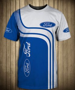 Ford car logo 3d all over printed tshirt