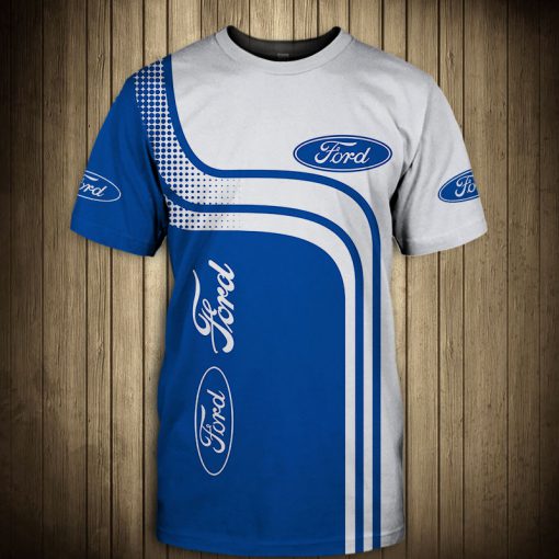 Ford car logo 3d all over printed tshirt