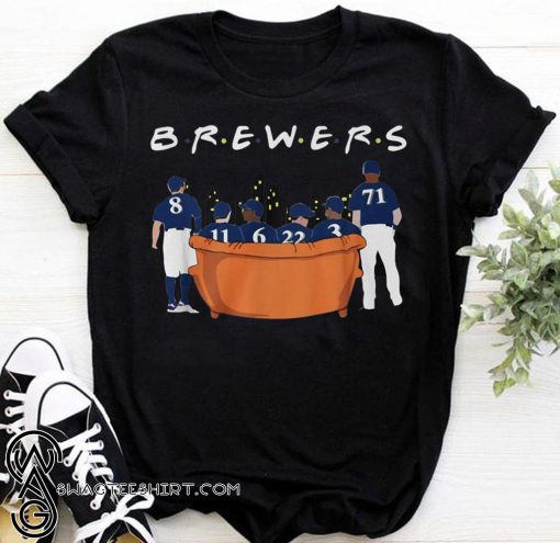 Friends tv show milwaukee brewers shirt