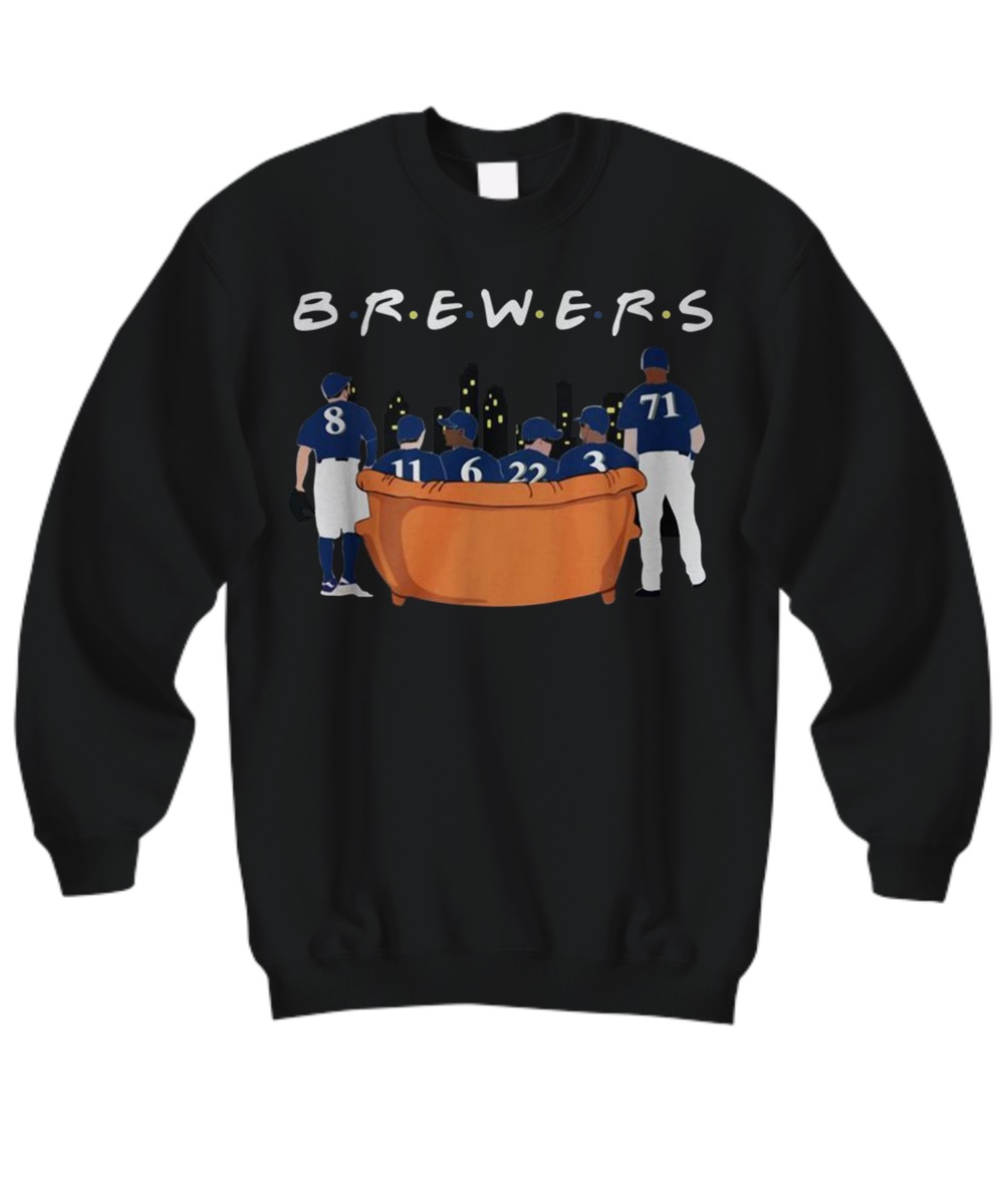 Friends tv show milwaukee brewers sweatshirt