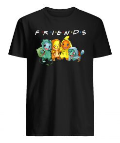 Friends tv show pokemon mens shirt