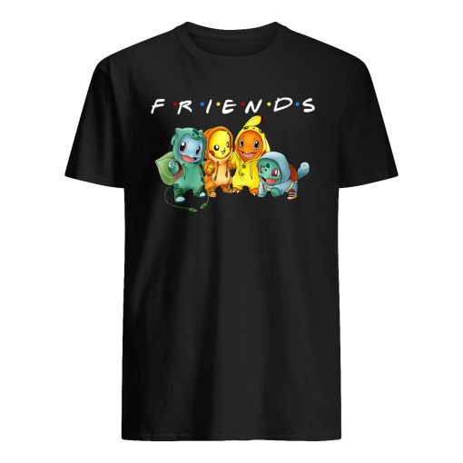 Friends tv show pokemon mens shirt