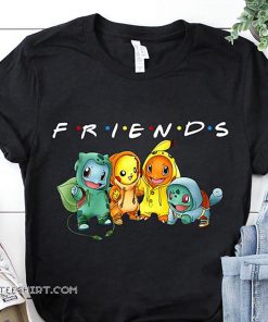 Friends tv show pokemon shirt