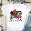 Friends tv show stranger things demogorgon pennywise it shirt