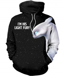 How to train your dragon light fury 3d hoodie