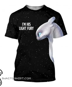 How to train your dragon light fury 3d shirt