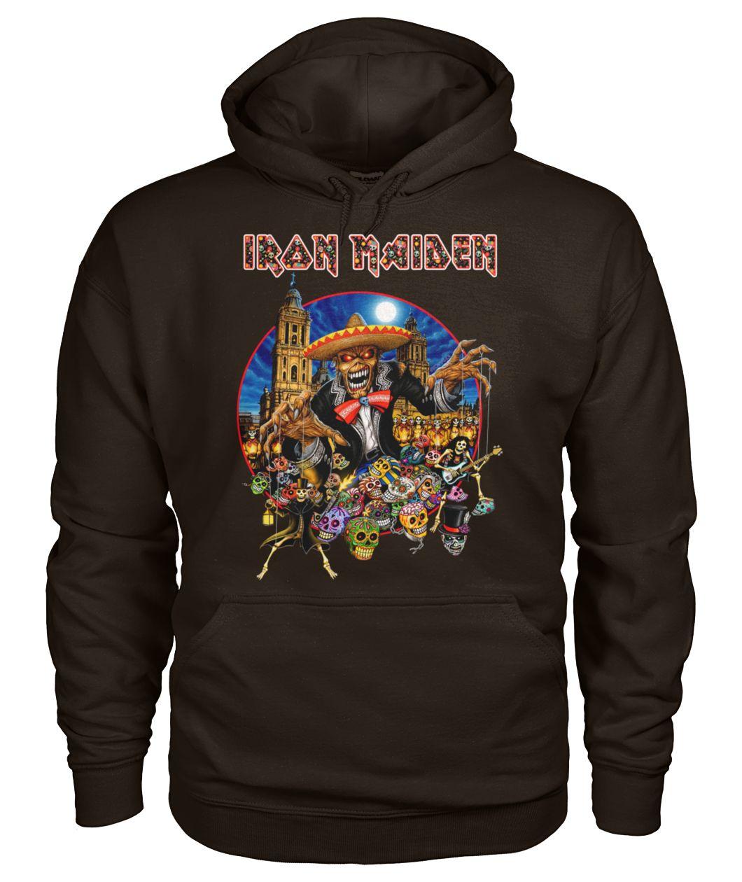 Iron maiden in the mexico city hoodie