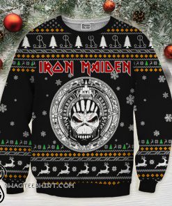 Iron maiden ugly christmas sweater