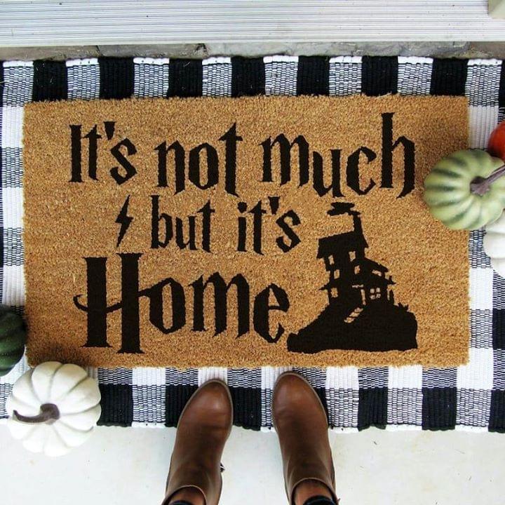 It's not much but it's home harry potter quote doormat 1 - Copy (2)